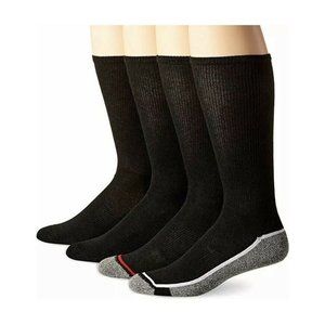 Hanes Men's X-Temp Active Cool Crew 4 Pairs Socks